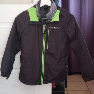 Zero Exposure boys 2 in one coat